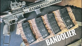 MILITARY ISSUED USGI BANDOLIER BreakdownOverview [upl. by Wilkinson]