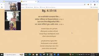 Class 21  Bhagavad Gita Reading Club 2024 [upl. by Eadmund282]