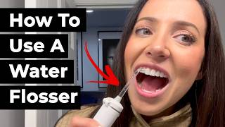 How To Use A Waterpik without making a mess [upl. by Wurster]