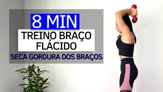 TREINO PARA EMAGRECER OS BRAÇOS EM 8 MINUTOS  Exercícios Para Perder Gordura dos Braços em 7 Dias [upl. by Stanfill751]