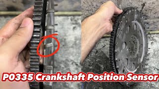 How to Fix P0335 Crank Sensor Circuit  RPM fluctuation  Long Cranking [upl. by Maxim921]