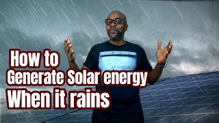 How to generate energy with your Solar system when it rains [upl. by Daryn]