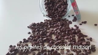 Astuce économique  faire ses pépites de chocolat maison [upl. by Adihsaar285]