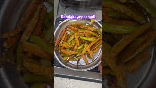 Dondakaya pachadi food music recipe [upl. by Petta]