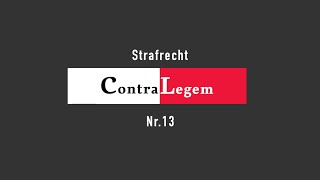 Strafrecht Nr 13 – Subjektiver amp objektiver Tatbestand [upl. by Terrene]