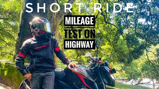 Mileage test on highway N250 🛣️ Short Ride 😍 New riding jacket Axor [upl. by Kath]