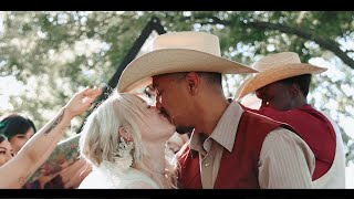 Around Sundown Ranch Wedding Video  Mariah amp Jesus [upl. by Aissirac524]