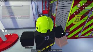 Roblox  LFB boring shift so i did some abseil training [upl. by Dodi]