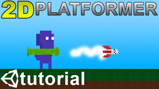 60 Making a 2D Platformer in Unity C  Weapon Pickup [upl. by Storer]