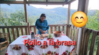 ✅️Como preparar pollo ala brasa y una ensalada deliciosa 😋 😋😋 [upl. by Farrow]