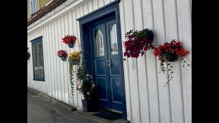 CHARMING WHITE WOODEN HOUSES IN KRAGERO NORWAY [upl. by Nuhsal]