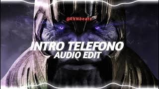 INTRO TELEFONO  PERREO REMIX IVANNA SALAS TIKTOK AUDIO EDIT [upl. by Lliw]