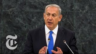 Netanyahu Speech at UN in 3 Minutes  The New York Times [upl. by Ennaoj]