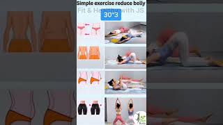 Simple exercise reduces belly  at home trendingshorts trending viralshorts easy exercise [upl. by Bendicty]