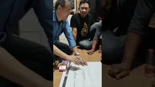 Belajar Keris dari Empu Rudy Surabaya shorts keris nusantara [upl. by Elyr301]