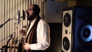 Shragy Gestetner Debut Album  Recording in Studio [upl. by Airel]