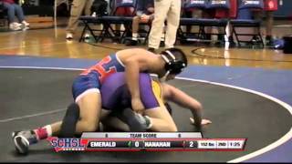 152 lbs Class 2A Match from the SCHSL Wrestling Dual Championships [upl. by Rhianna824]