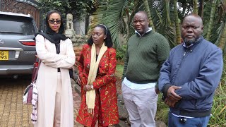 TOKENI HAPA DRAMA AS ANGRY MARTHA KARUA CHASES AWAY POLICE OFFICERS AT JIMMI WANJIGIS HOME [upl. by Burk]