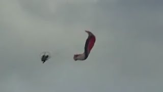 Paramotor 40 metreden düştü [upl. by Kremer]