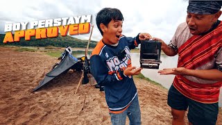 Why WOOD STOVE  Motocamping with Boy Perstaym [upl. by Denoting]