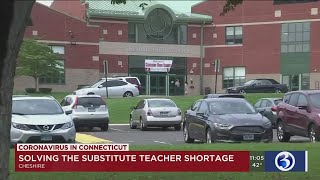 VIDEO Teacher shortage forcing Cheshire schools to call on alums to help step in amp teach [upl. by Ihdin]