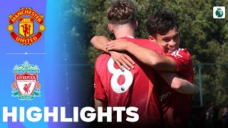 Man United vs Liverpool  Highlights  U18 Premier League 31082024 [upl. by Sanjay]