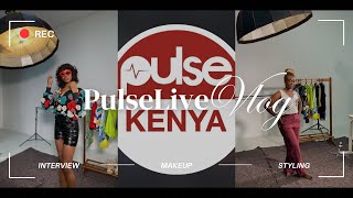 Vlog  Raw and uncut interview with PulseLiveKenya bts  Makeup  Styling ​⁠PulseLiveKenya [upl. by Lamberto190]