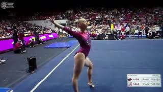 Alabama gymnast Chloe LaCoursiere on floor vs Arkansas [upl. by Lucania]