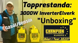 Champion 3000 Watt The Mighty Fusion  Pålitligt Elverk för Din Husbil ⚡️ [upl. by Meibers]