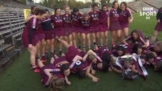 All Ireland Senior Club Camogie Final Slaughtneil Derry v Sarsfields Galway 2018 Highlights [upl. by Ylas31]