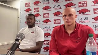 KJ Jefferson and Landon Jackson talk about 2421 loss to Alabama [upl. by Inamik]