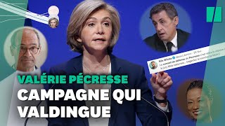 La difficile campagne de Pécresse en baisse constante dans les sondages [upl. by Kippy]