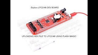 Uploading HEX file to LPC2148 using Flash magic [upl. by Iney]