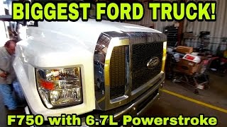 Wow 2017 Ford F750 67L Powerstroke running [upl. by Loretta465]