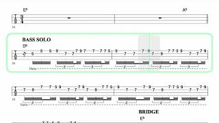 RACER X ● Technical Difficulties  Isolated Bass 2  TAB [upl. by Eng]