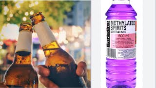 Denatured alcohol methylated spirit rectified spirit commercial alcohol absolute alcohol [upl. by Belshin]