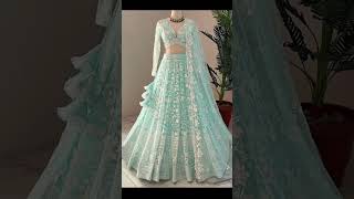 Latest Crop Top Lehenga Design Ideas fashion wedding lehenga shorts [upl. by Naitsyrk]