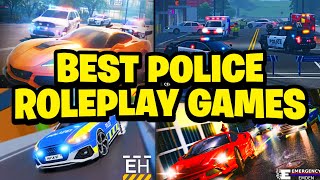 Top 5 BEST POLICE ROLEPLAY GAMES On ROBLOX 2024 [upl. by Elacim]