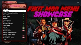 FIKIT Mod Menu A Detailed Review and Showcase  Red Dead Online [upl. by Milak965]