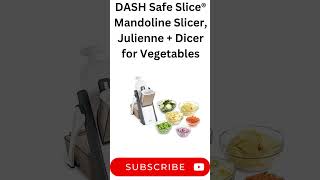 DASH Safe Slice® Mandoline Slicer Julienne  Dicer for Vegetables Product Review [upl. by Epilef793]