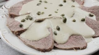 Vitello Tonnato con Aceite de Oliva Virgen Extra y Mayonesa Ybarra [upl. by Gelasias631]