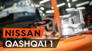 Så byter du bromsok fram på NISSAN QASHQAI 1 J10 GUIDE AUTODOC [upl. by Emmalee]