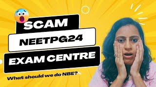 NEETPG 24 exam centre frustration on behalf of NEETPG aspirants by DrNikita Nanwani [upl. by Lesly]