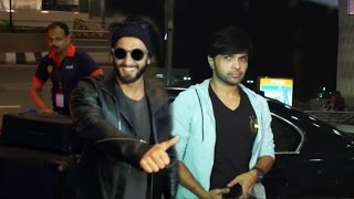 Ranveer Singh amp Himesh Reshammiya Spotted At Airport [upl. by Adieren]