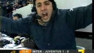 Direttastadio 7Gold  FILIPPO TRAMONTANA DERBY DITALIA Inter 1  0 Juve [upl. by Germaun]