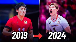 EVOLUTION OF YUJI NISHIDA  2019  2024  Monster of the Vertical Jump [upl. by Nnyletak39]