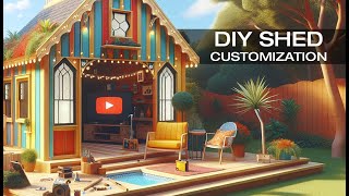 DIY Shed Customization Ideas to Transform your Backyard [upl. by Macfadyn]