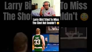 Larry Bird Tried To Miss The Shot But Couldn’t 😳 shorts larrybird nba [upl. by Llertnahs371]