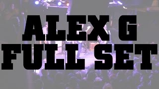 Alex G  Full Set  Live at Ottobar  11132015 [upl. by Safoelc]