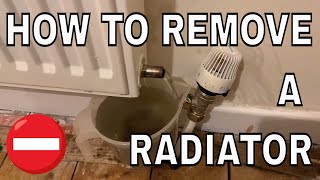 Change radiator valve to TRV without Draining [upl. by Kaylyn]